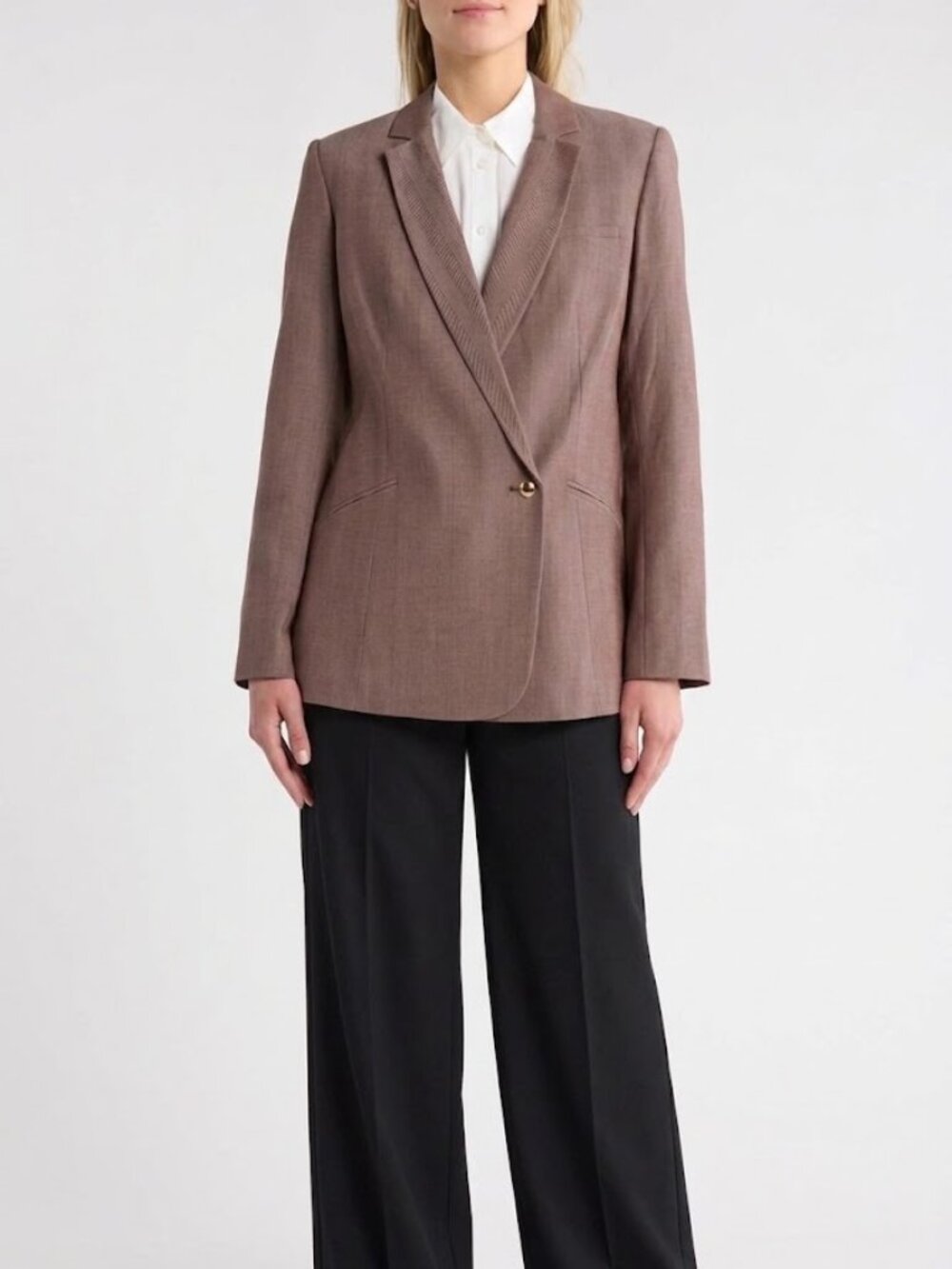 Rag & Bone Jade Notch Lapel Blazer In Espresso Size 6 NWT $598
